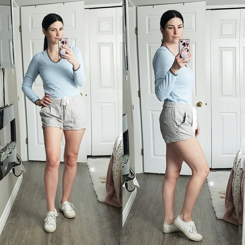 Tommy Hilfiger * Light Blue Argyle Knit Sweater S